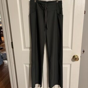 32 Degrees Women’s Ribbed Wide Leg Pants (Green)